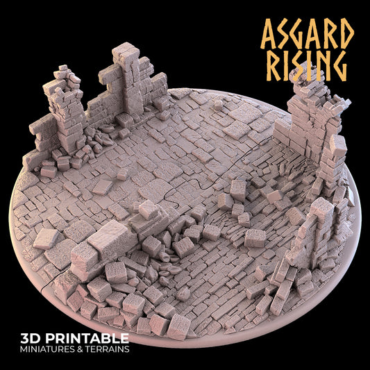 RUINS Round Base 160mm - Asgard Rising