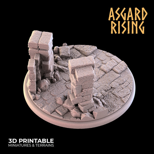 RUINS Round Base 60mm - Asgard Rising