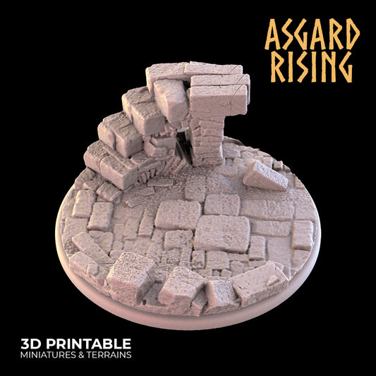 RUINS Round Base 70mm - Asgard Rising