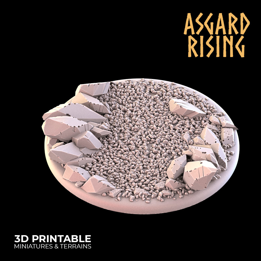 SHARP ROCK Round Base 60mm - Asgard Rising