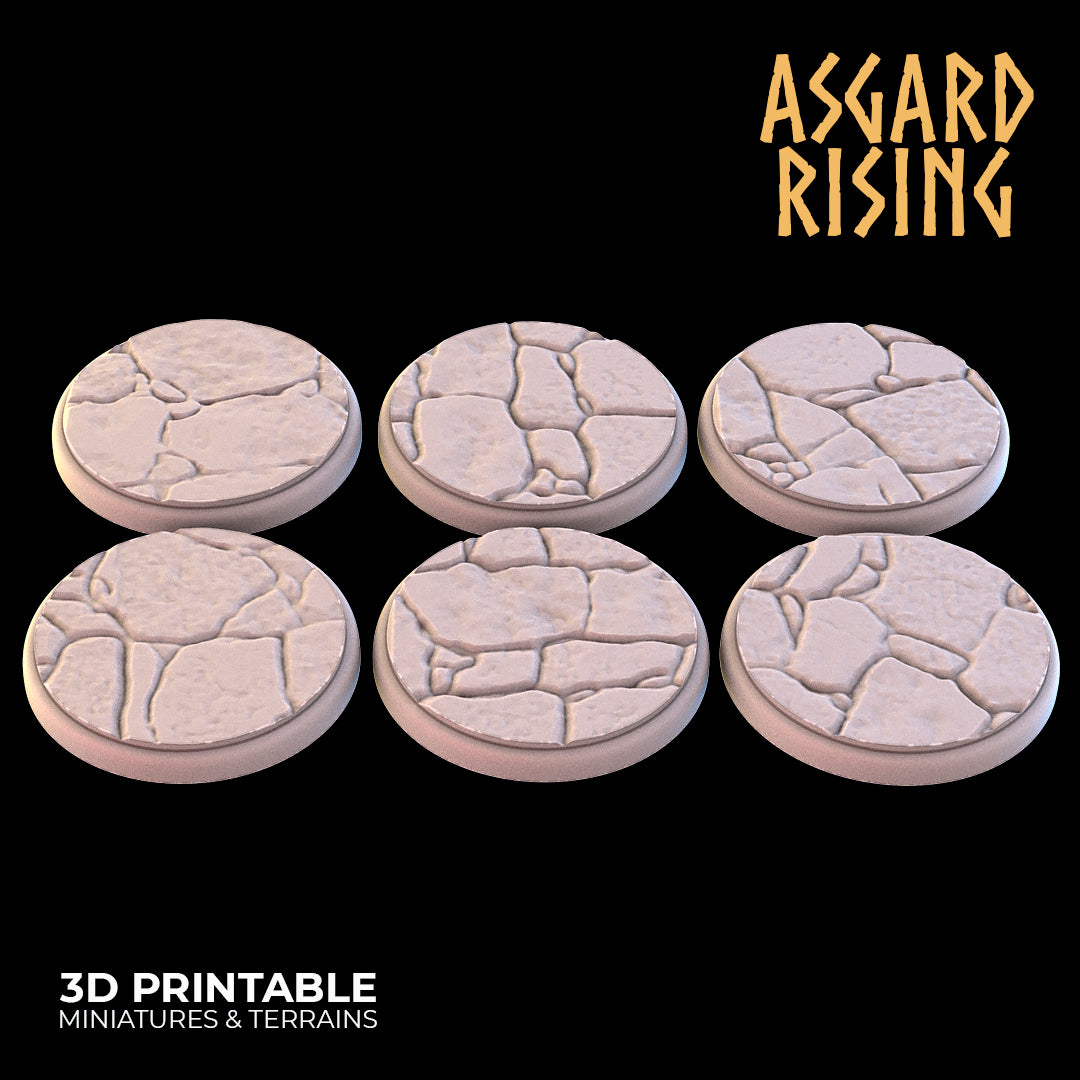 Stone Floor - Set of Round Bases - Asgard Rising