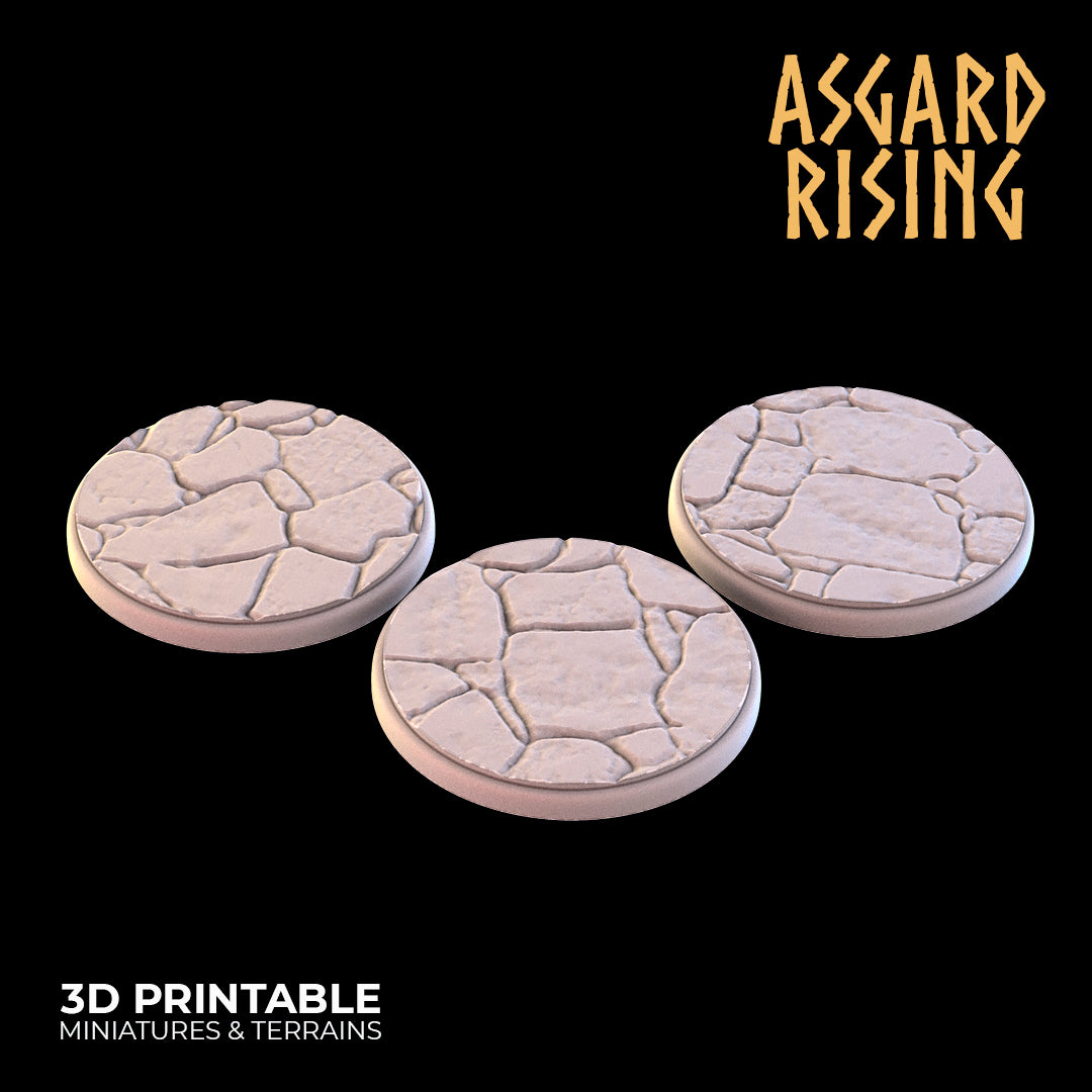 Stone Floor - Set of Round Bases - Asgard Rising