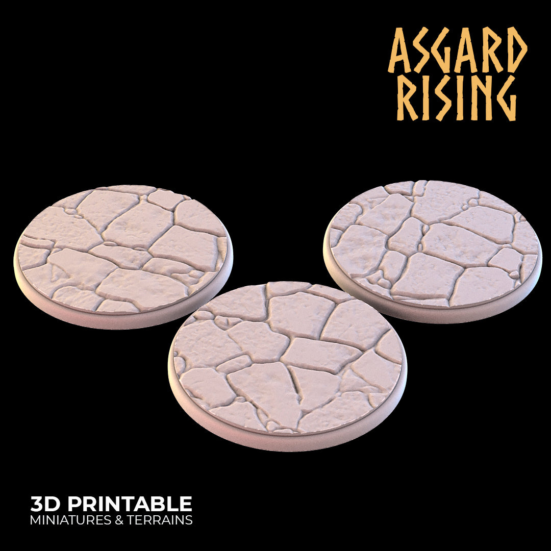 Stone Floor - Set of Round Bases - Asgard Rising