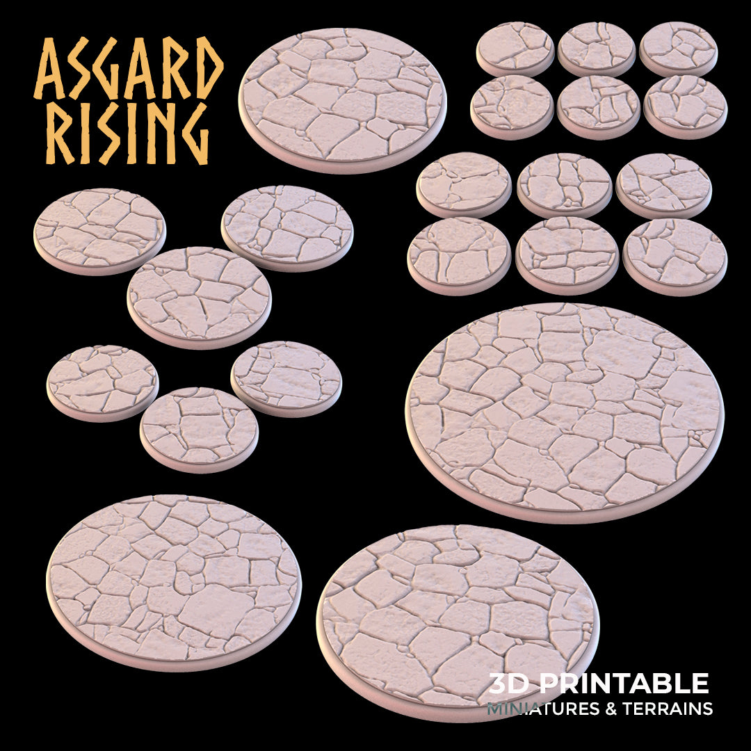 Stone Floor - Set of Round Bases - Asgard Rising