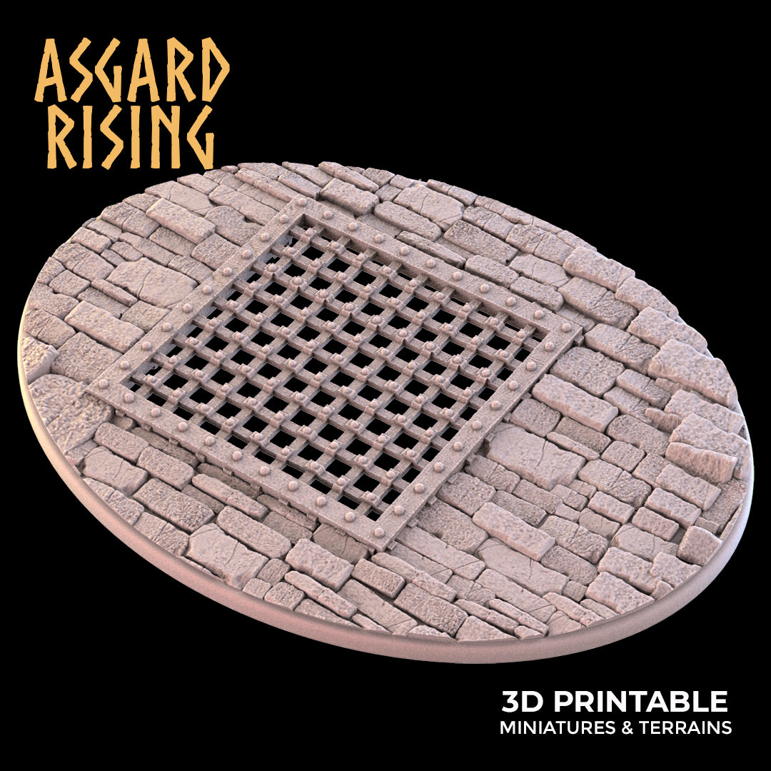 Temple Dungeon - Set of Oval Bases - Asgard Rising