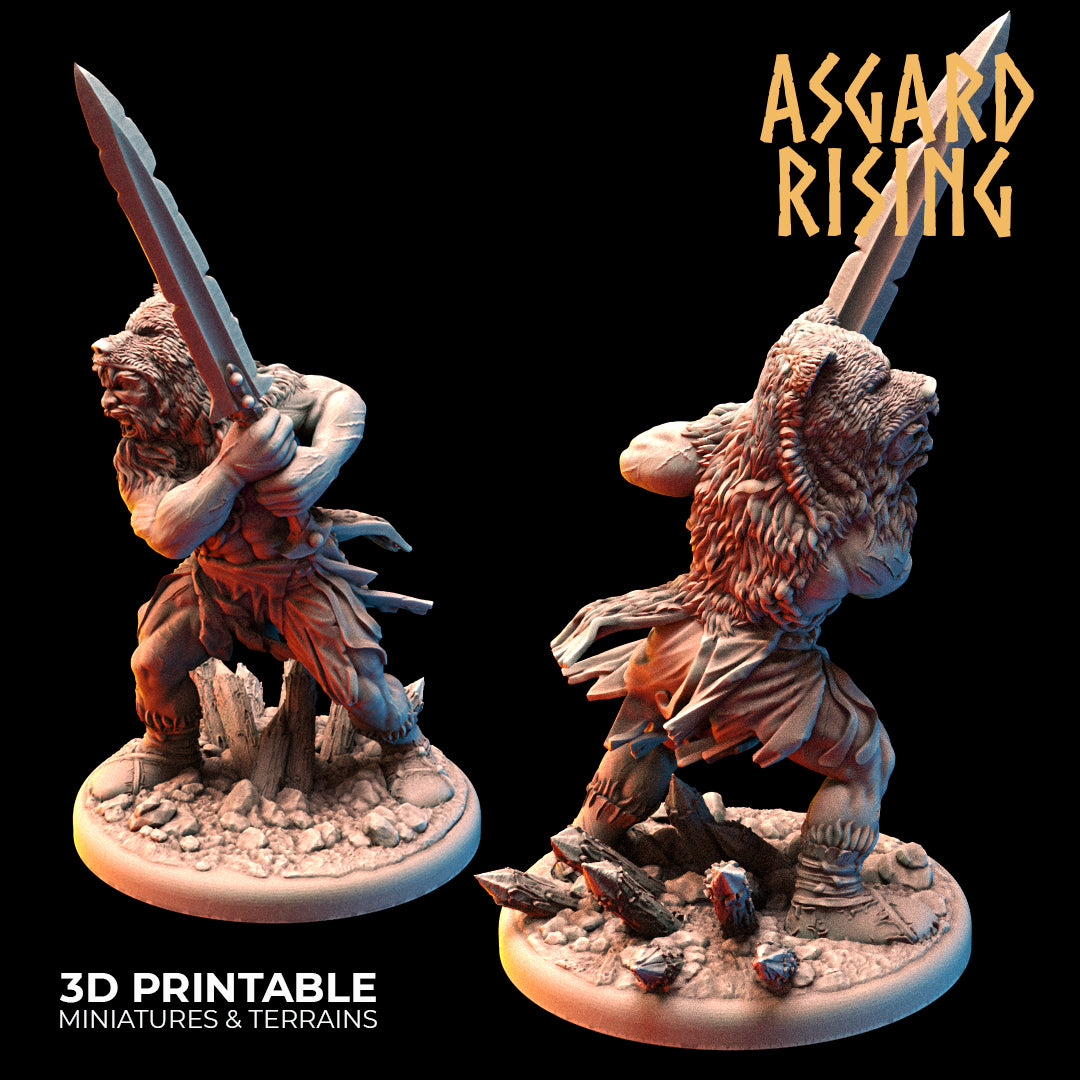 VIKINGS - Berserkers Modular Warband - Asgard Rising