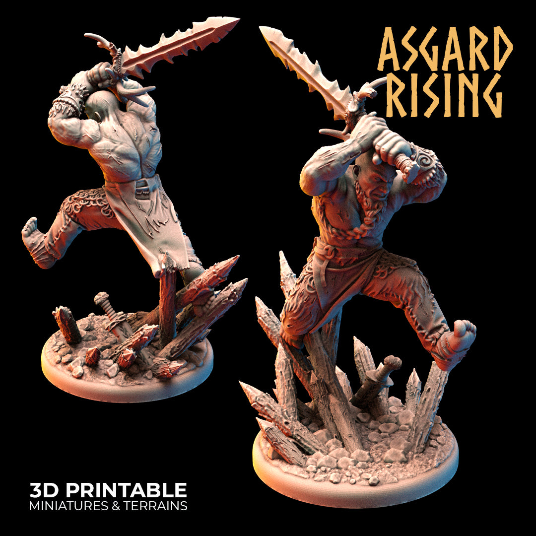 VIKINGS - Berserkers Modular Warband - Asgard Rising