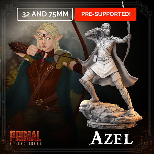 Elf- Azel - MASTERS OF DUNGEONS QUEST - Primal Collectibles