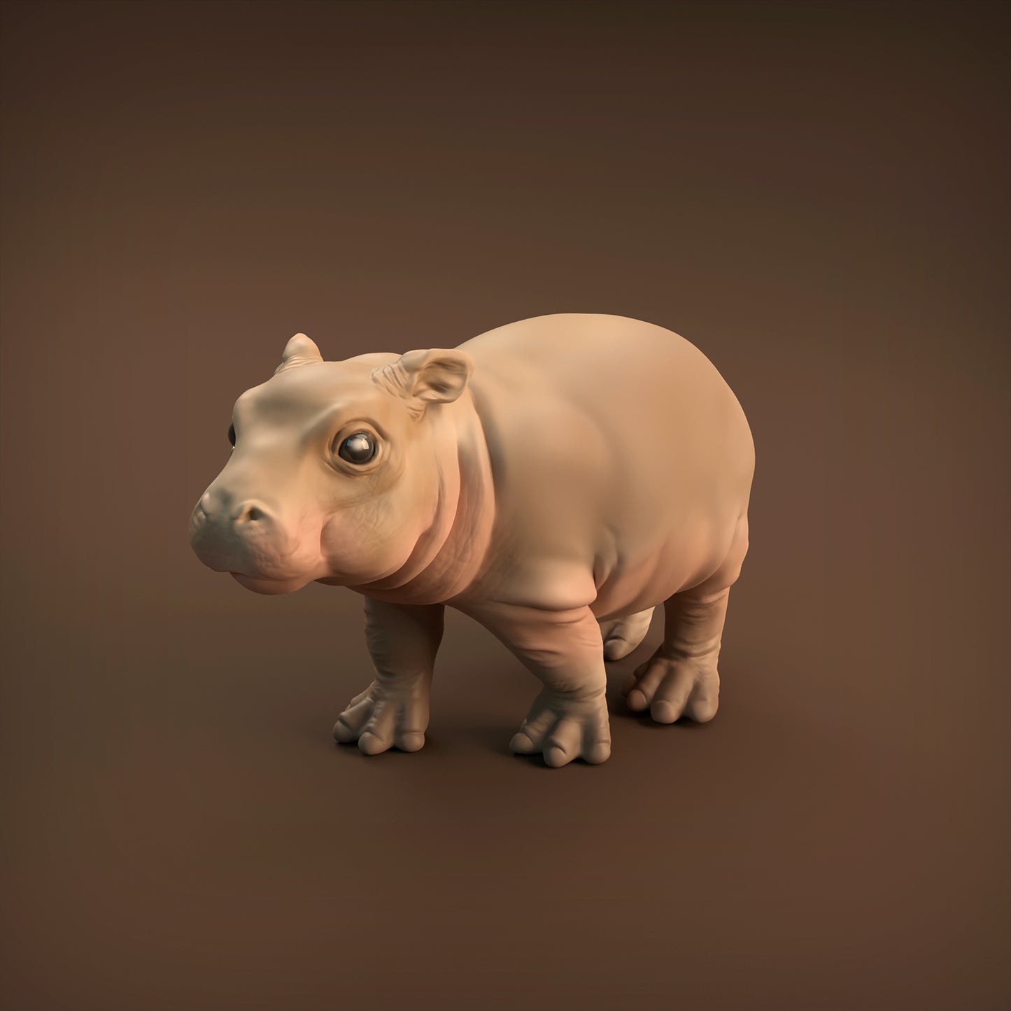 Baby Hippo - Animal Den Miniatures