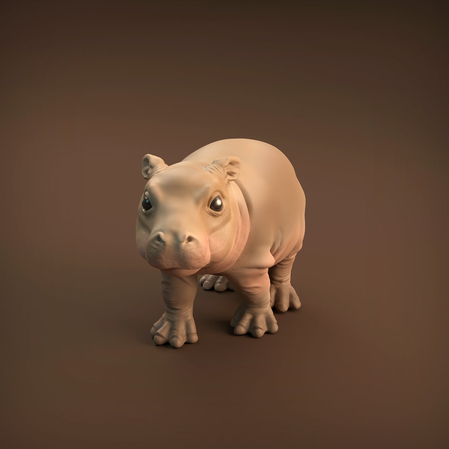 Baby Hippo - Animal Den Miniatures