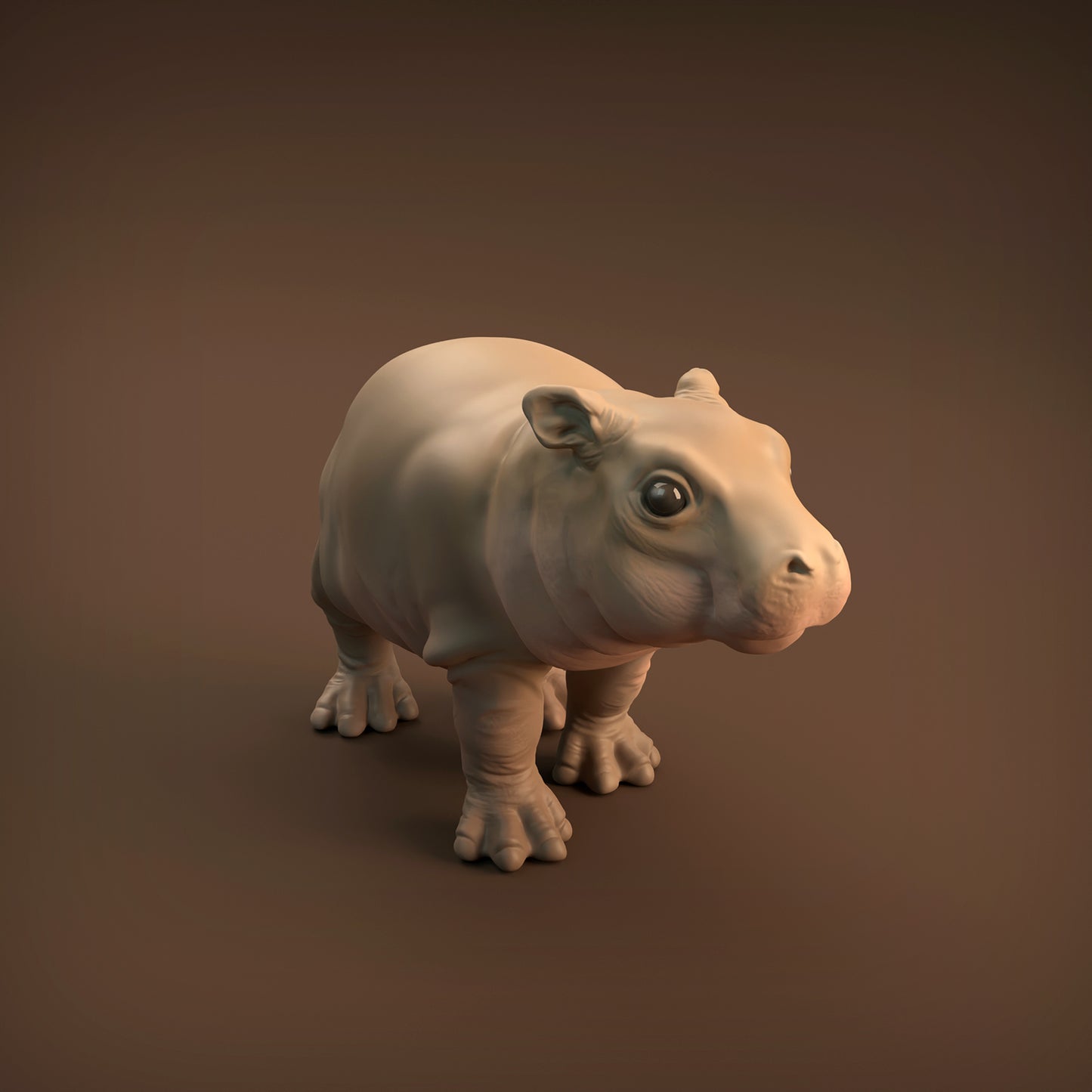 Baby Hippo - Animal Den Miniatures