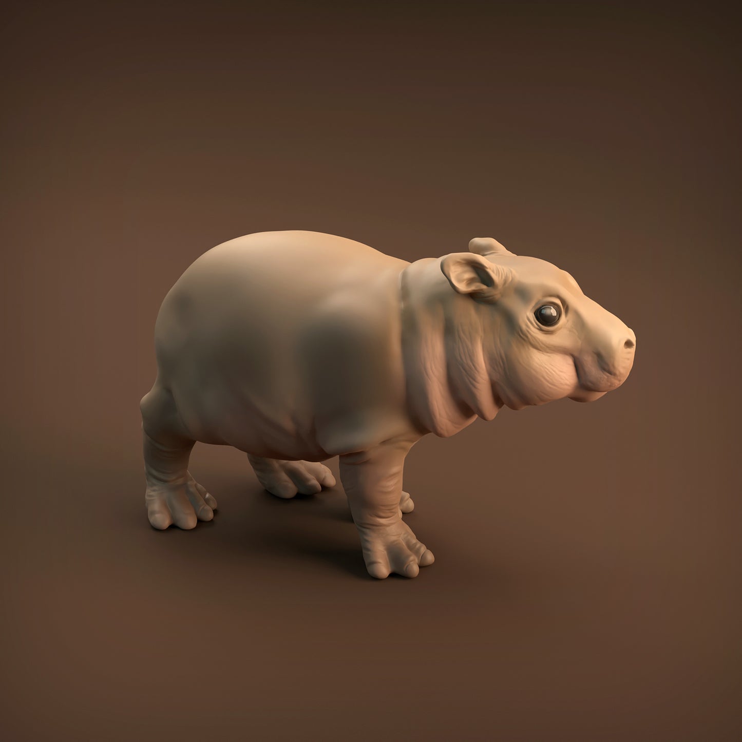 Baby Hippo - Animal Den Miniatures