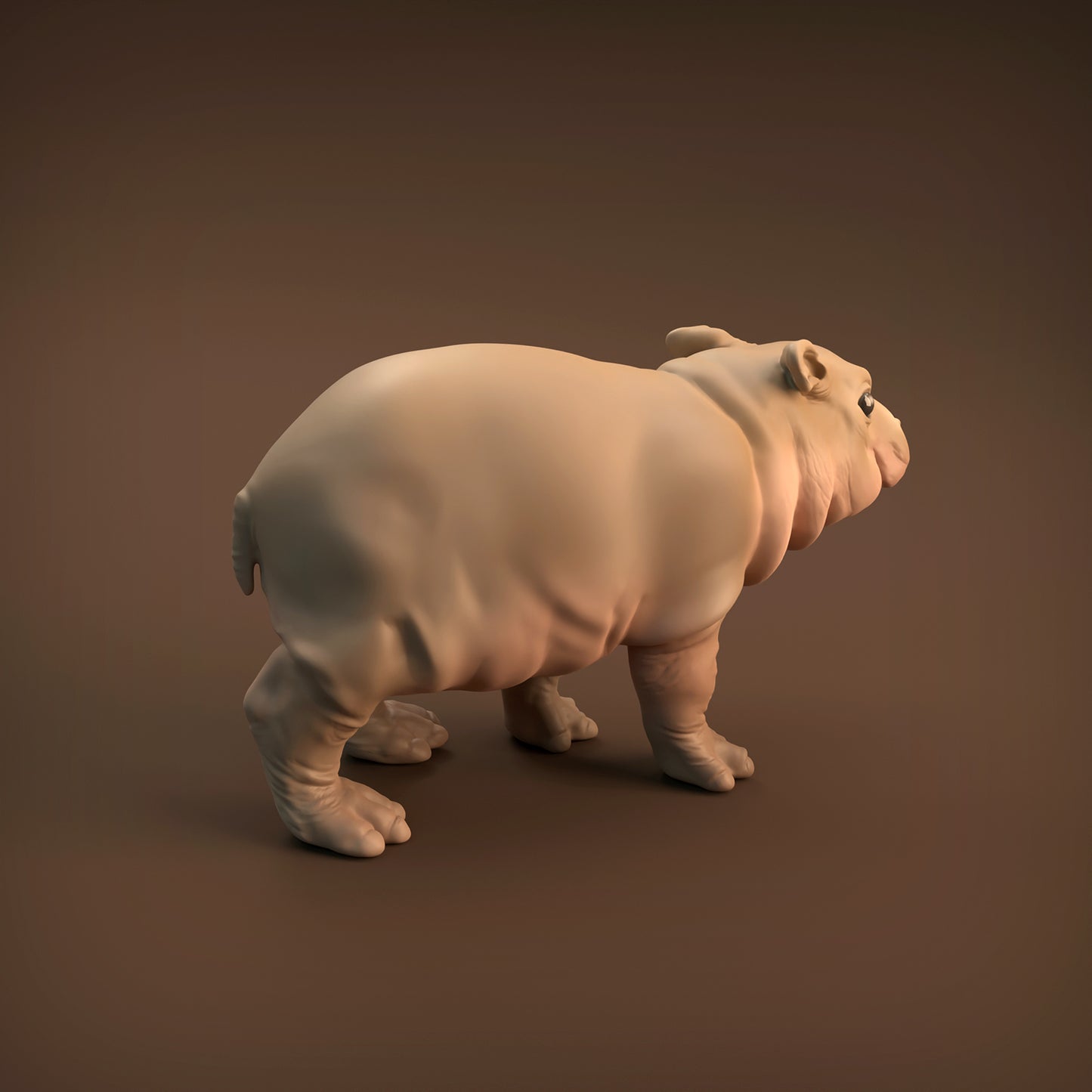 Baby Hippo - Animal Den Miniatures