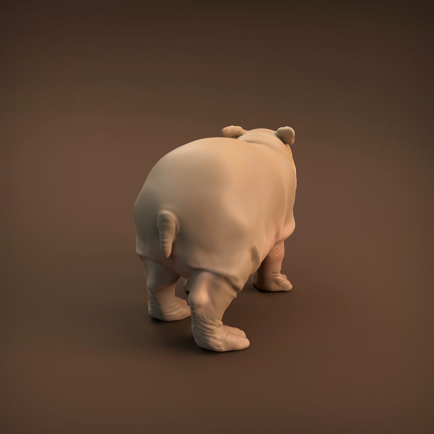 Baby Hippo - Animal Den Miniatures