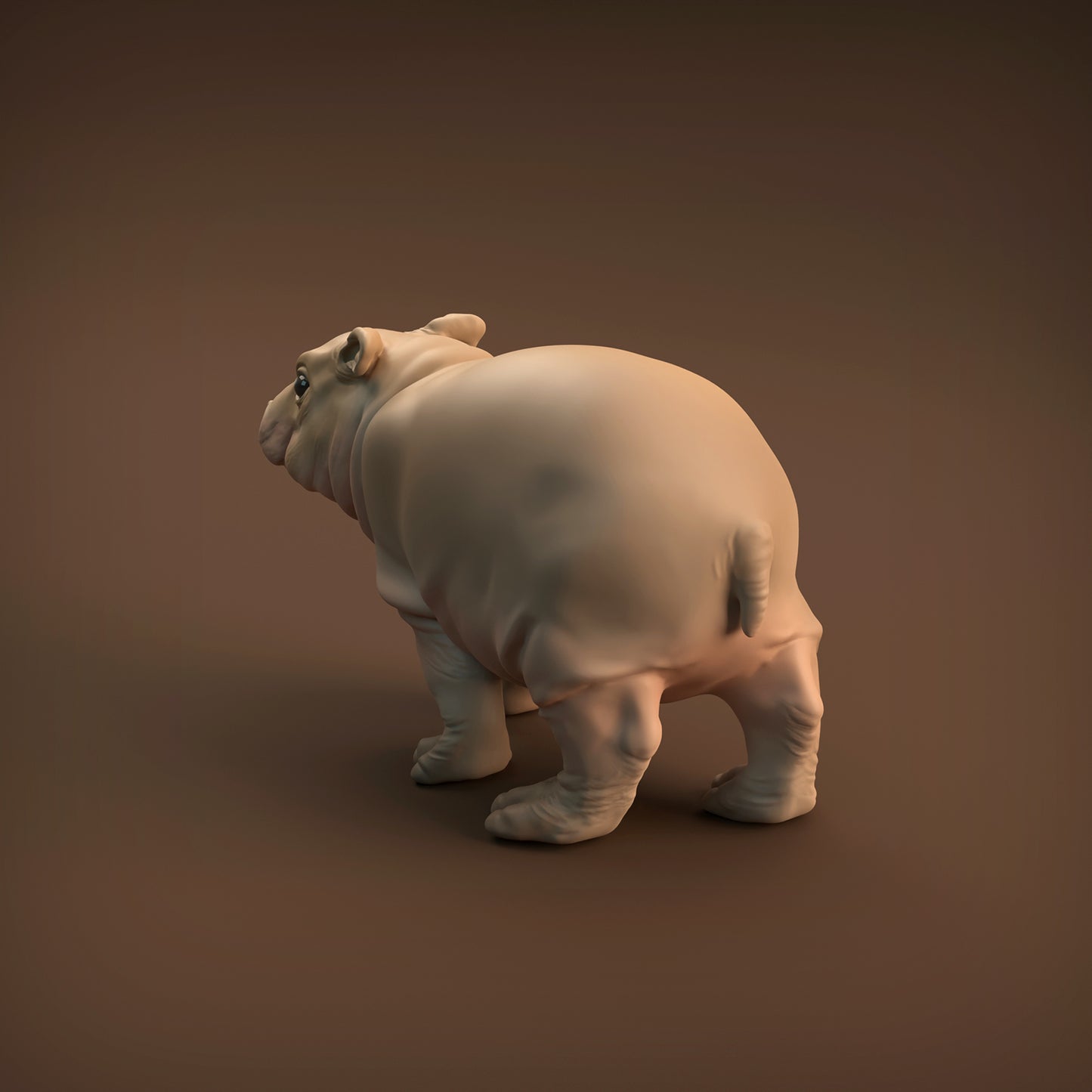 Baby Hippo - Animal Den Miniatures