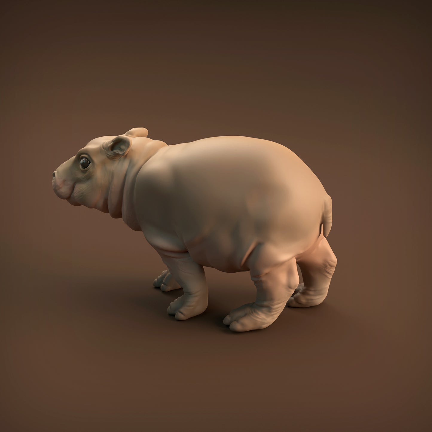 Baby Hippo - Animal Den Miniatures