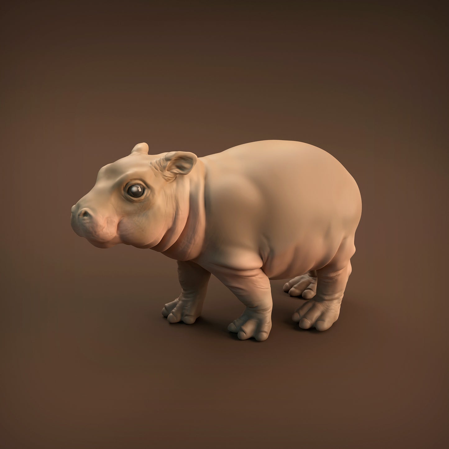 Baby Hippo - Animal Den Miniatures