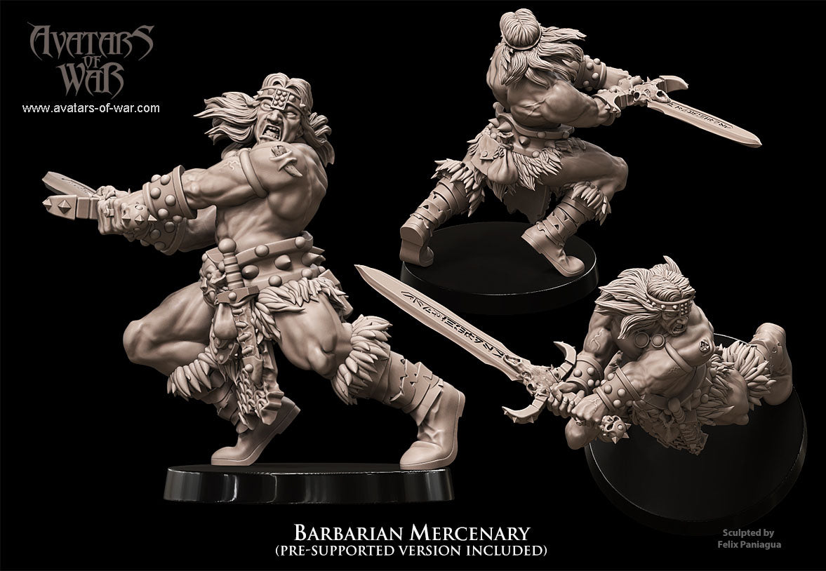 Barbarian Mercenary - Avatars of War