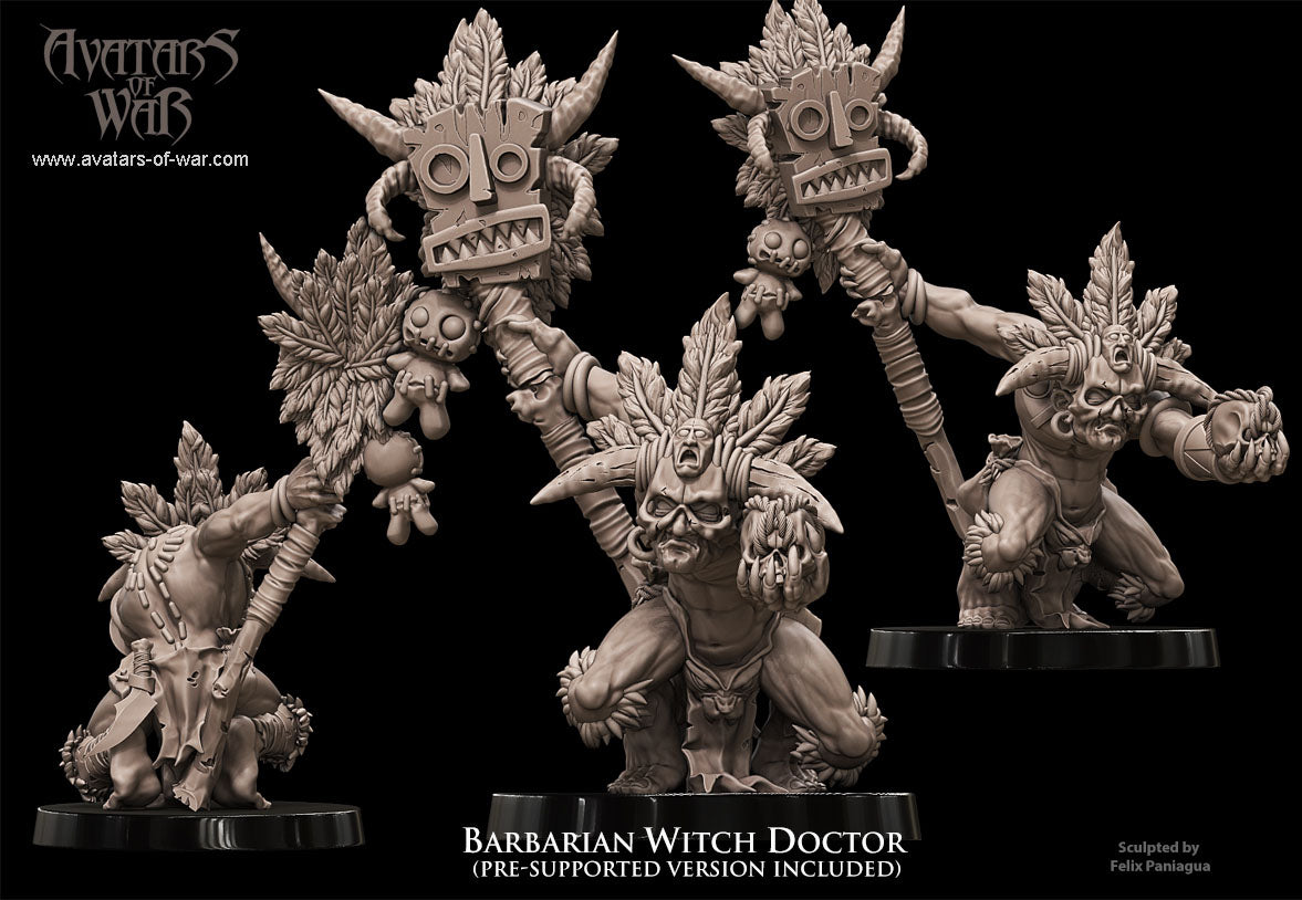 Barbarian Witch Doctor - Avatars of War