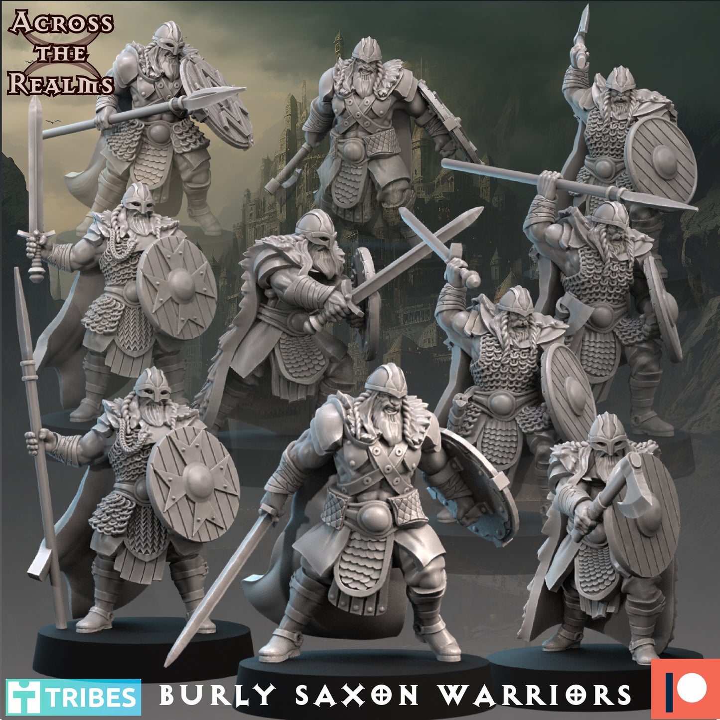 Burly Saxon War Party Army Bundle - Across the Realms