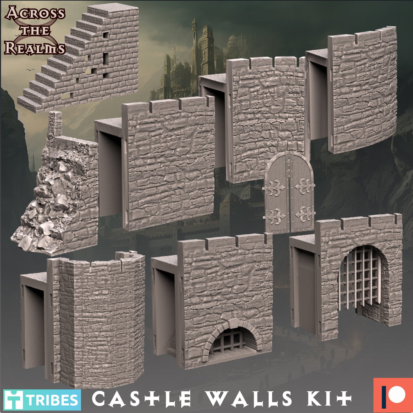 Castle Walls Kit - Across the Realms