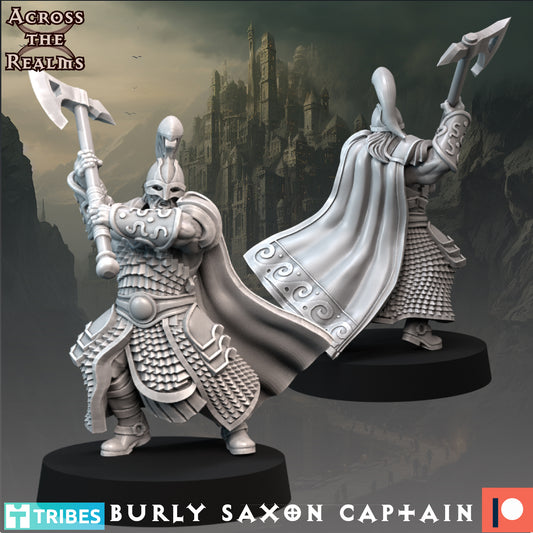 Burly Saxon Captain - Across the Realms