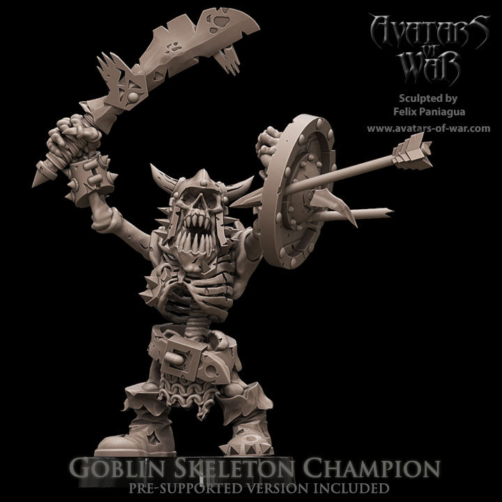 Goblin Skeleton Champion - Avatars of War