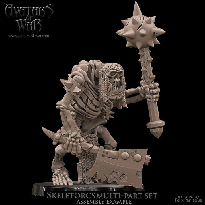 10x Orc Skeletons multi-part set - Avatars of War