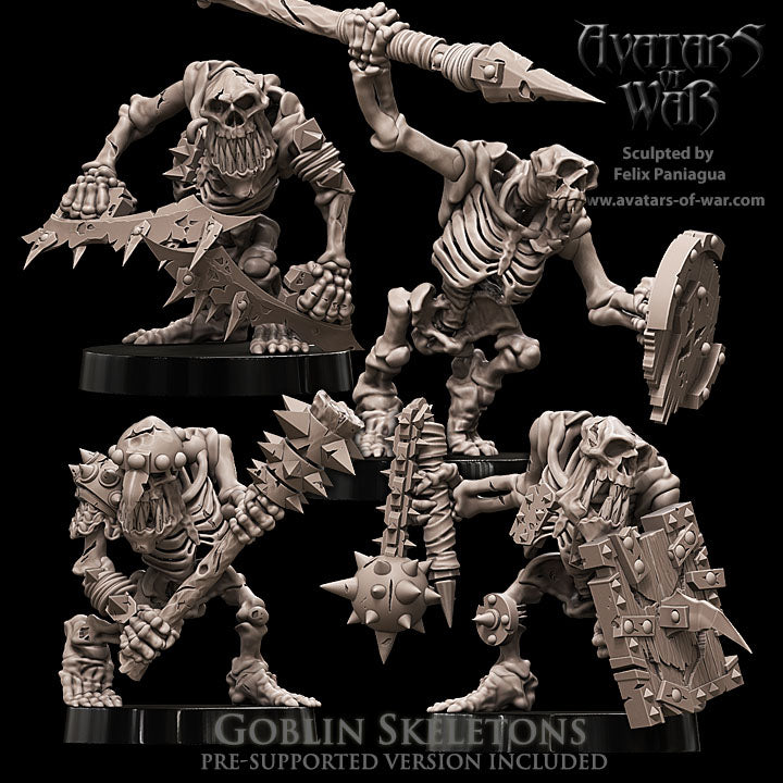 4x Goblin Skeletons - Avatars of War