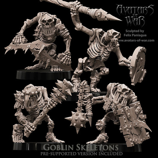 4x Goblin Skeletons - Avatars of War