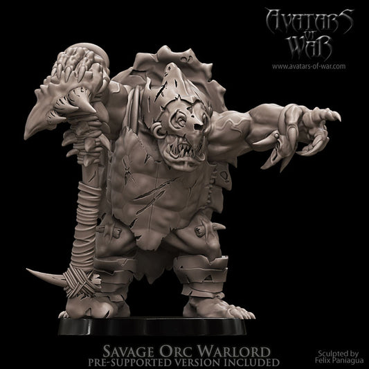 Savage Orc Warlord - Avatars of War