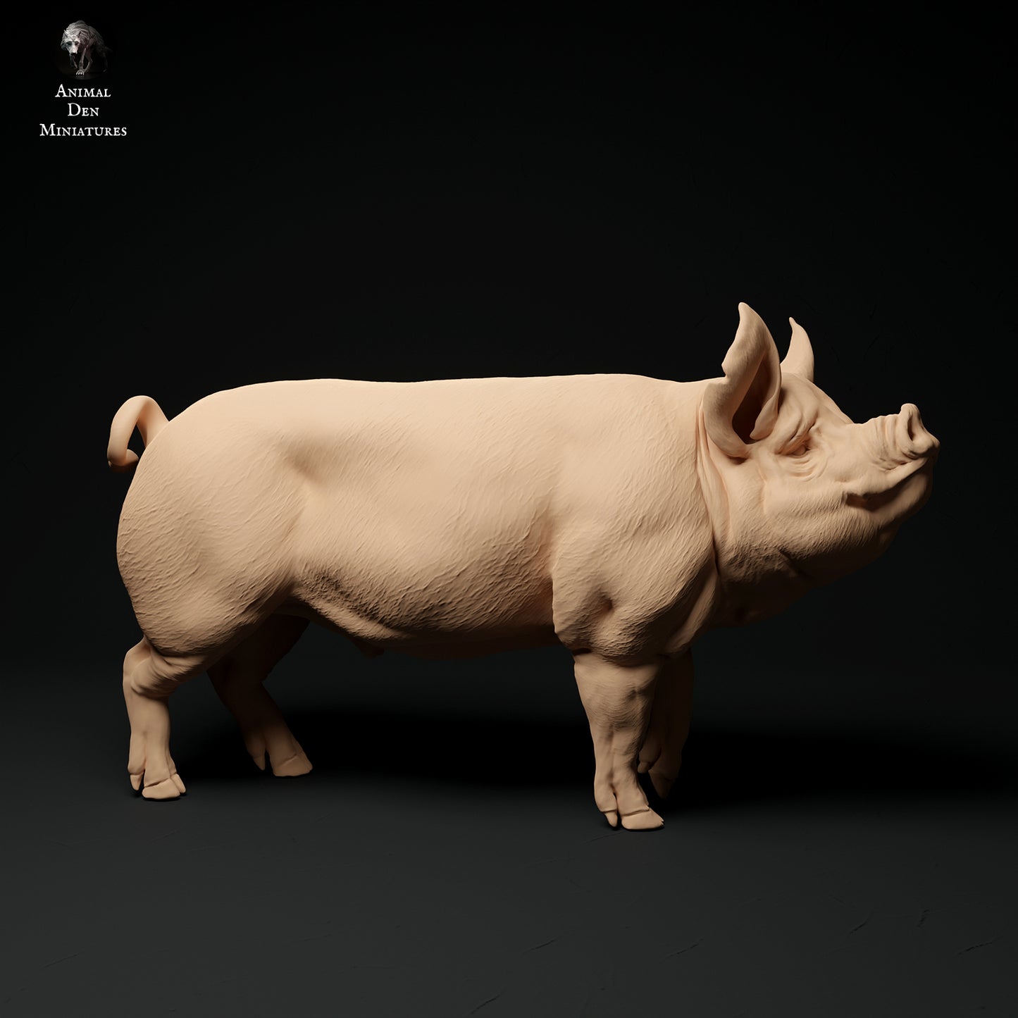 Berkshire Boar - Animal Den Miniatures