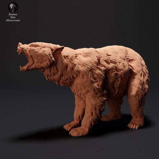 Black Bear Angry - Animal Den Miniatures