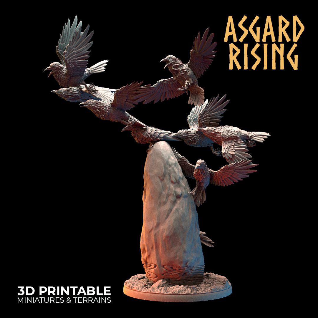 Swarms of the Black Ravens  - Asgard Rising