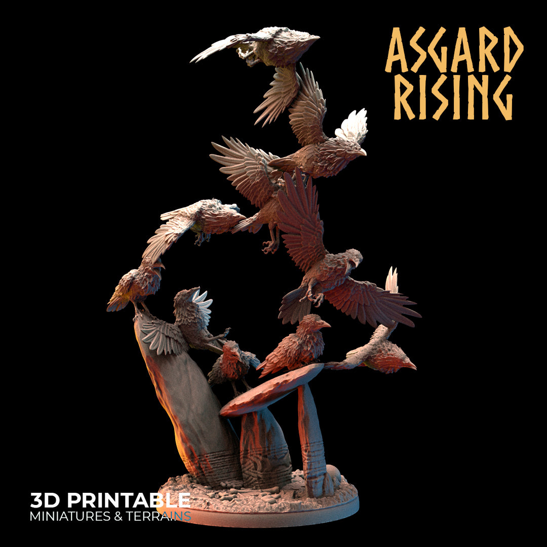 Swarms of the Black Ravens  - Asgard Rising