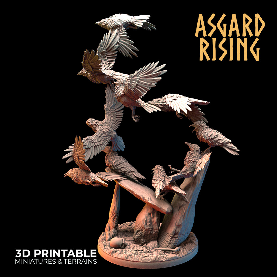 Swarms of the Black Ravens  - Asgard Rising