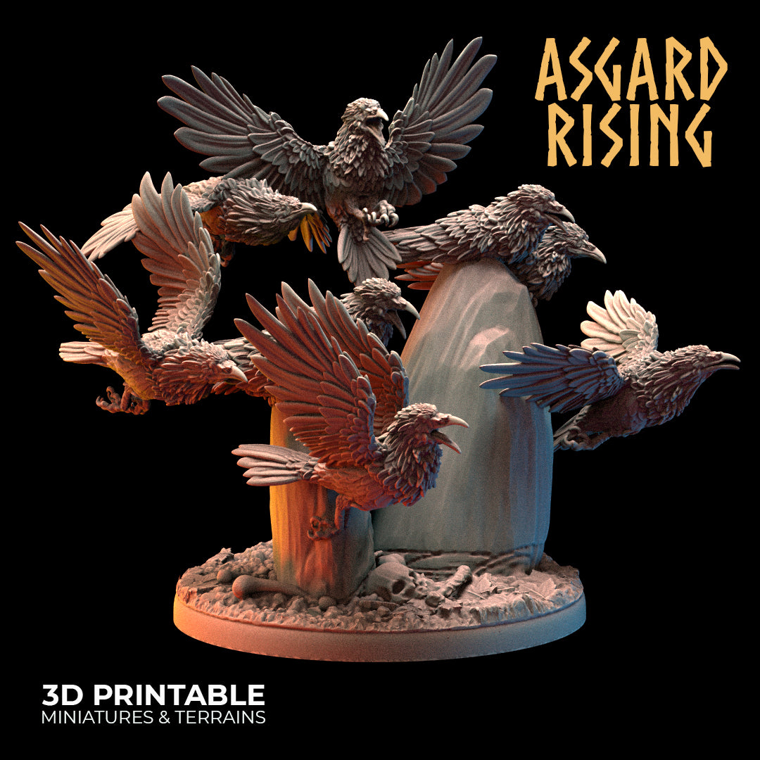 Swarms of the Black Ravens  - Asgard Rising