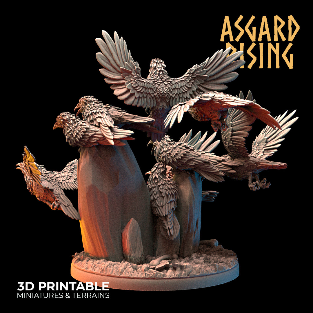 Swarms of the Black Ravens  - Asgard Rising