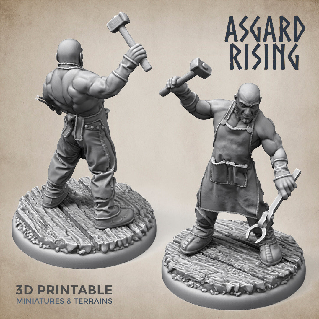 Male Villagers (Townsfolk) - Asgard Rising