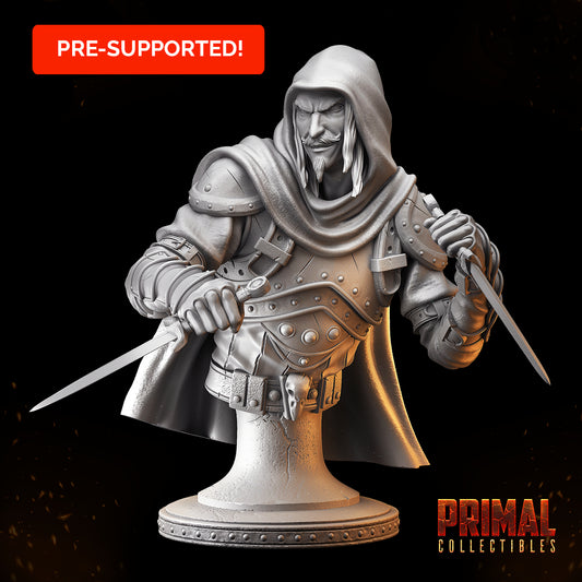 Thief - Balthazar Wade bust - MASTERS OF DUNGEONS QUEST - Primal Collectibles