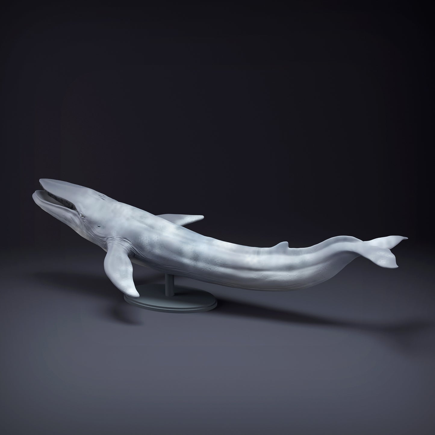 Blue Whale-Mouth Open - Animal Den Miniatures