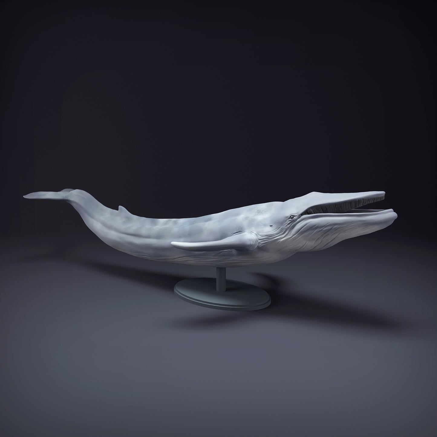 Blue Whale-Mouth Open - Animal Den Miniatures