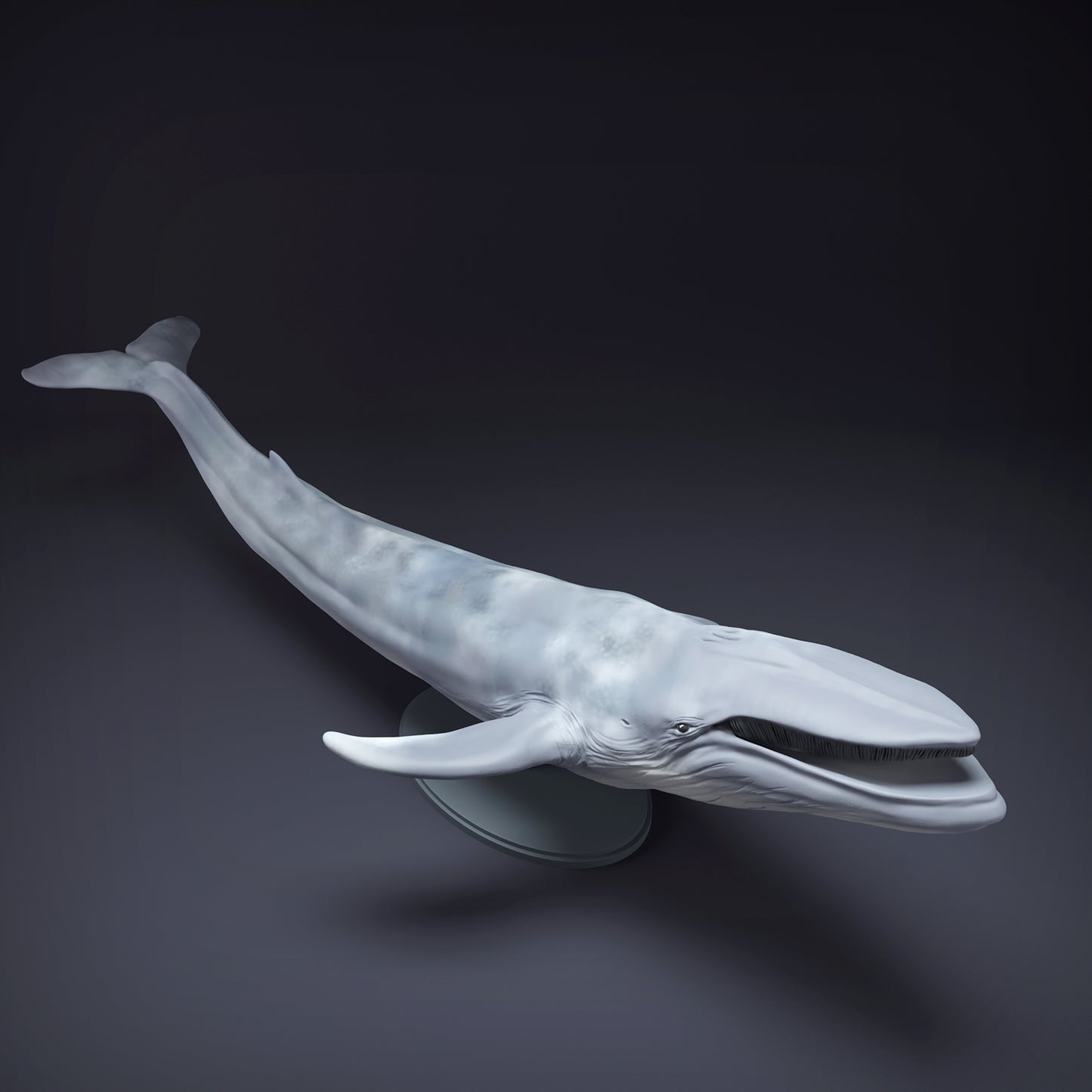 Blue Whale-Mouth Open - Animal Den Miniatures