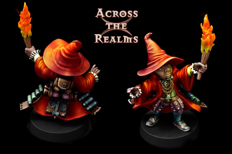 1x Gnome Wizard - Across the Realms