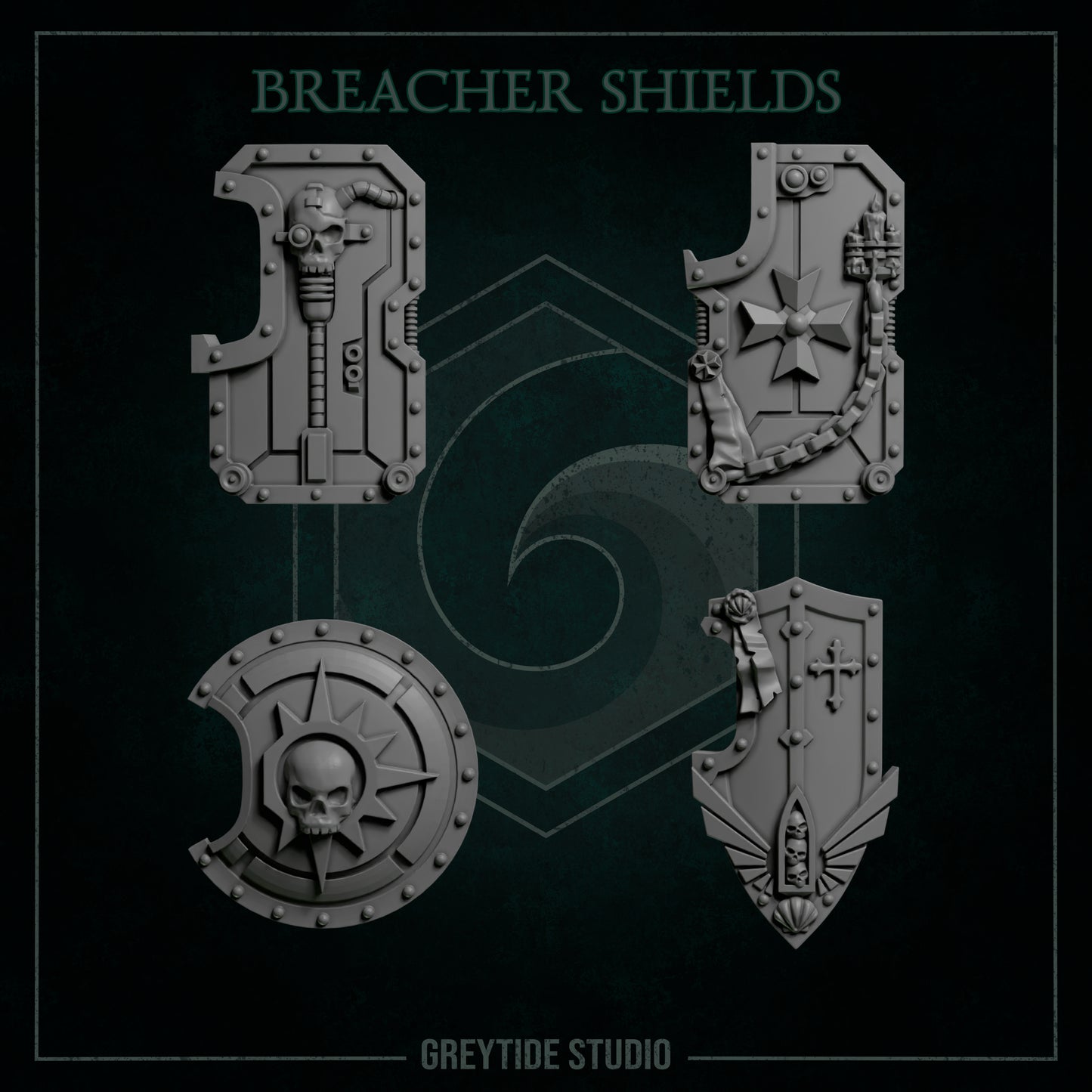 Breacher Shields - GreyTide Studio