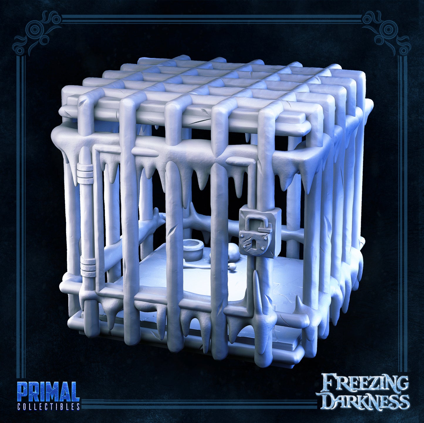 Cage, Iron and Scepter -  FREEZING DARKNESS - MASTERS OF DUNGEONS QUEST - Primal Collectibles