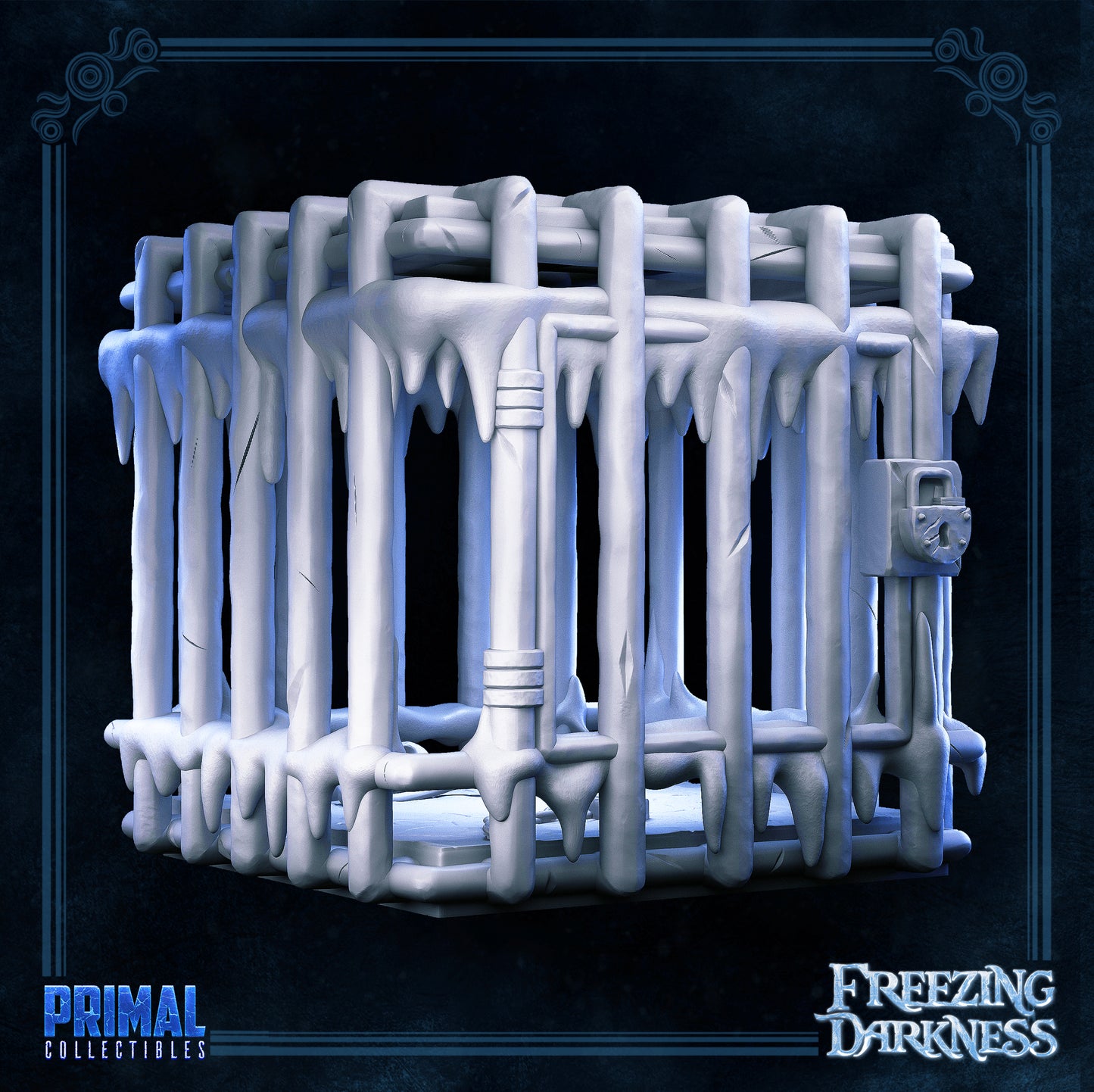 Cage, Iron and Scepter -  FREEZING DARKNESS - MASTERS OF DUNGEONS QUEST - Primal Collectibles