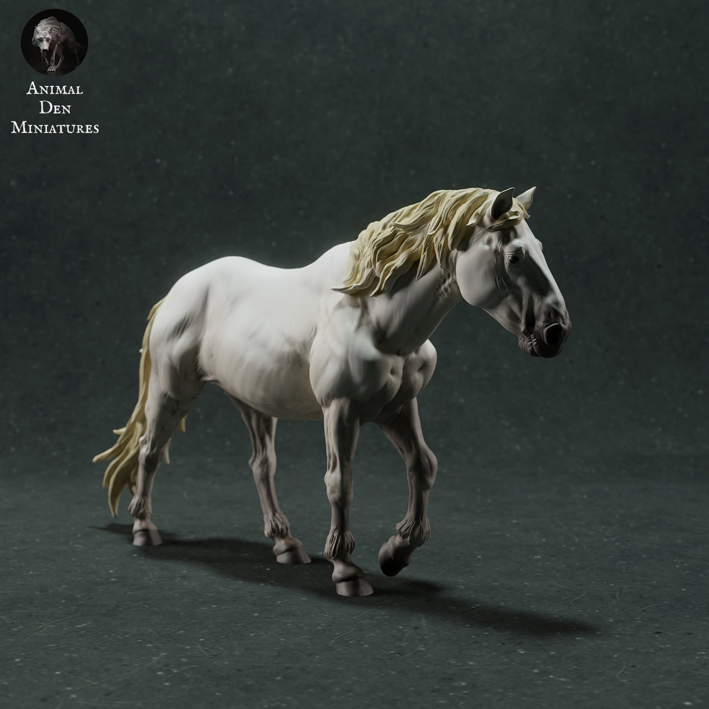 Camargue Horse - Animal Den Miniatures