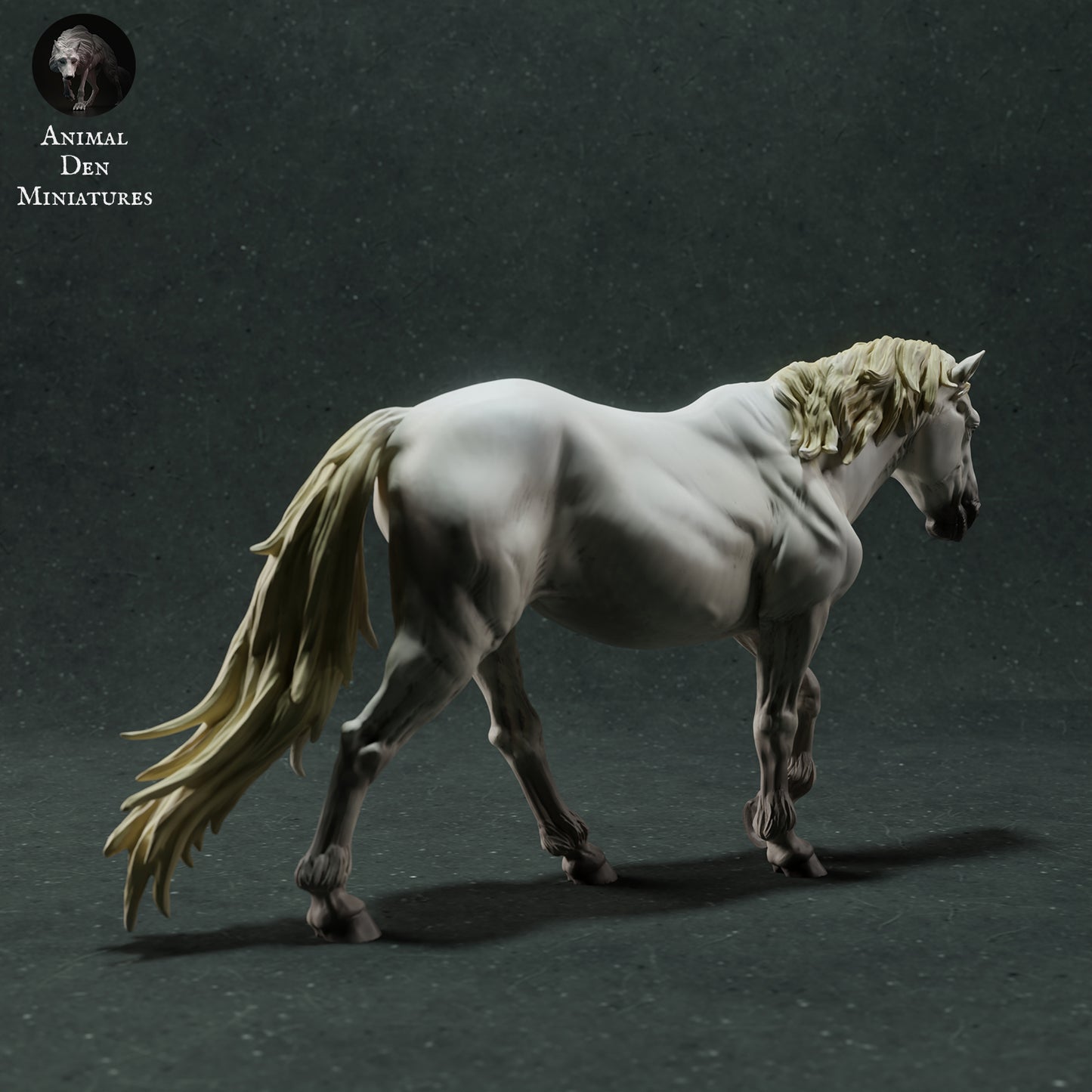 Camargue Horse - Animal Den Miniatures