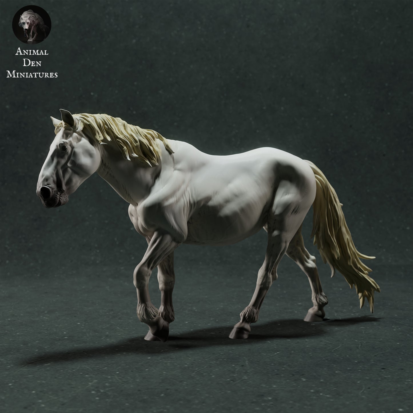 Camargue Horse - Animal Den Miniatures